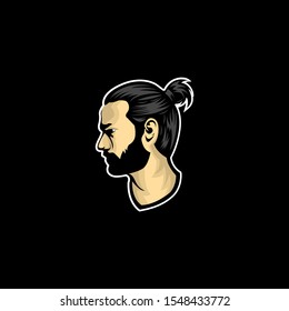 cool and elegant human head logo design inspirations