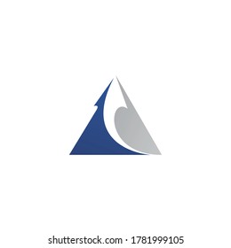 Cool and elegant initial letter A