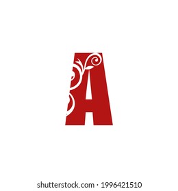 Cool and elegant letter A logo