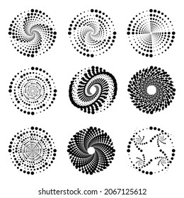 cool and elegant spiral circle