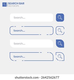 cool elegant website search bar design