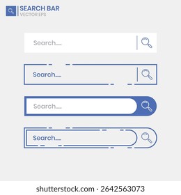 design elegante da barra de pesquisa do site
