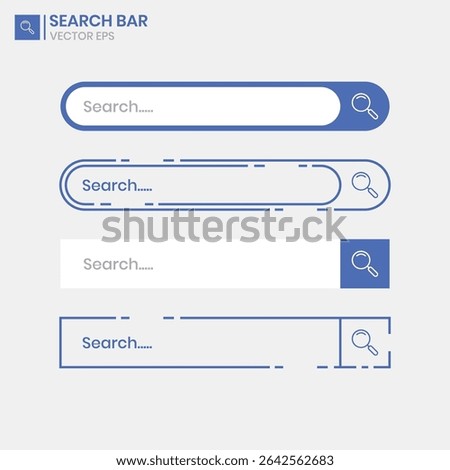 cool elegant website search bar design