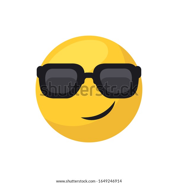 かっこいい絵文字のフラットスタイルアイコンデザイン カートーンの表情がかわいい絵文字のプロファイル顔のおもちゃ 愛らしいソーシャルメディアのテーマベクターイラスト のベクター画像素材 ロイヤリティフリー Shutterstock