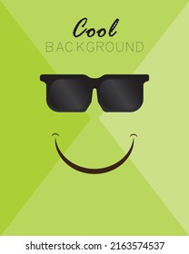 Cool Emoticon Background vector design.