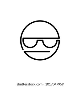 Cool Emoticon Lineart Logo