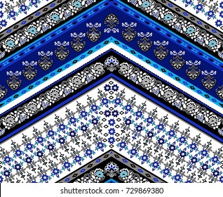 Cool ethnic geometric design. seamless background