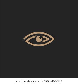 cool eye abstract logo design