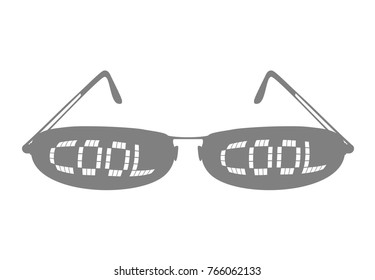 cool eyeglasses illustration