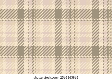 Cool fabric seamless texture, display pattern background plaid. Track textile check tartan vector in light and pastel colors palette.