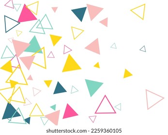  Cool Falling Triangles Explosion. Abstract geometric background.