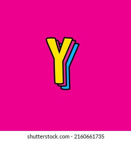 cool fancy pop art text effect with simple color design for pop music and arts, poster banner and flyer design