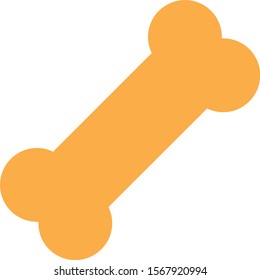 Cool flat icon design of a bone.