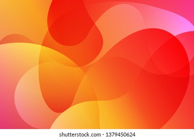 Cool fluid landing page background. Fluid, liquid, wavy, gradient, flowing, orange, dynamic shape background. Trendy and modern background color. Banner design template.