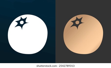 cool and fresh citrus fruit with gold and white texture