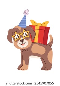 Cool funky birthday dog gift