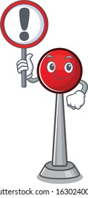cool and funny antenna raised up a Sign