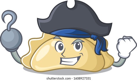 cool and funny pierogi cartoon style wearing hat