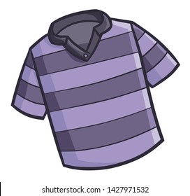 Cool and funny purple stripes man shirt