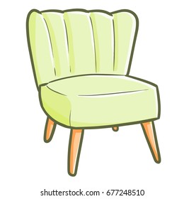 Cool and funny stylish chair for interior use - vector.