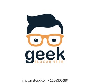 Geek Logo Design Template Stock Vector (Royalty Free) 686245744 ...