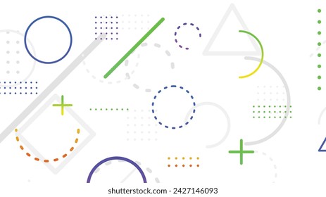 Cool geometric with minimal background design. Applicable for Posters, Banners, Flyers etc