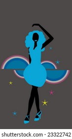 Cool girl dansing