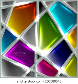 cool glass  background.  color mosaic