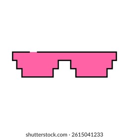 cool glasses optical line icon vector. cool glasses optical sign. isolated symbol illustration