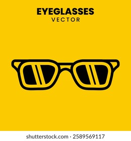 Cool glasses vector. Very suitable for logos, design elements, icons, and so on