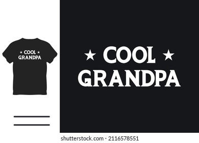Cool Grandpa T Shirt Design