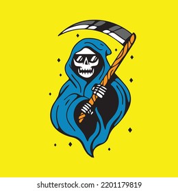 Cool Graphic The Grimm Reaper Baby Artwork Illustration, Vector, Skull, Death, Skeleton, Dead, Design, Horror, Halloween, Symbol, Art, Drawing, Graphic, Scary, Head, Vintage, Evil, Icon, Tattoo, Human