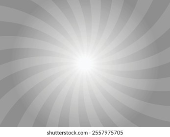 Cool gray color comic sunburst background. abstract sunburst background design template. sun rays cartoon illustration. Swirl, spiral, spinning sunburst background pattern. 