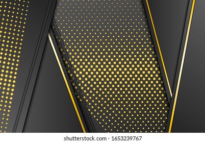 cool gray and gold background with shadows and transitions