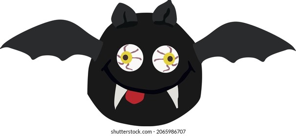 A cool gray monster with orange nails and big eyes. A very nice creature.