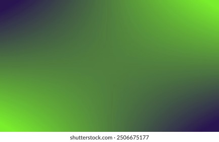 Cool green and dark purple gradient background texture. Modern vivid and dynamic design illustration for artwork, advertising, banner, poster, cover, decoration, landing page, brochure, greeting