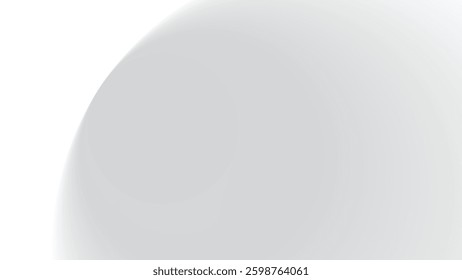 Cool grey smooth gradient abstract background for backdrop
