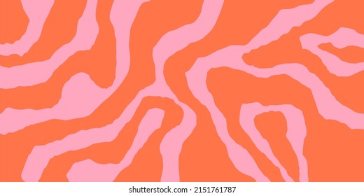 Cool Groovy Liquid Background Vector Design. Trendy Y2k Backdrop Textute. Funky Retro Wallpaper.