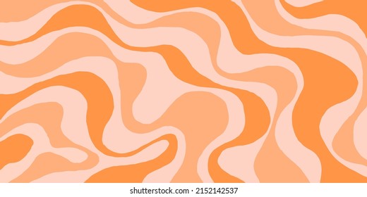 Cool Groovy Liquid Background Vector Design. Trendy Y2k Backdrop Textute. Funky Retro Wallpaper.