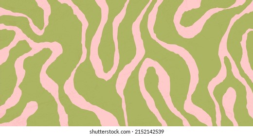 Cool Groovy Liquid Background Vector Design. Trendy Y2k Backdrop Textute. Funky Retro Wallpaper.