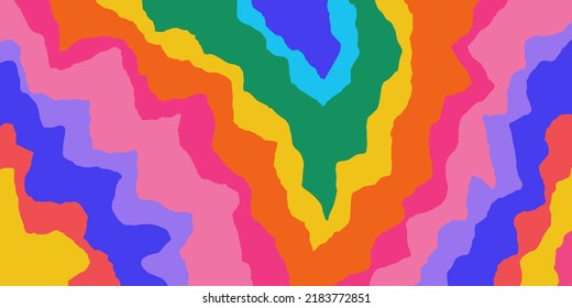 Cool Groovy Liquid Background Vector Design. Trendy Y2k Backdrop Textute. Funky Retro Wallpaper.