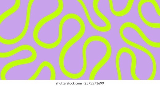 Cool Groovy Striped Texture. Abstract Geometric Lines Y2k Pattern. Brush Hand Drawn Background.