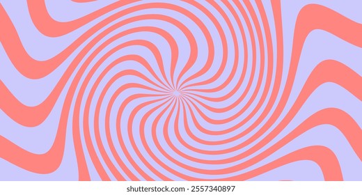 Cool Groovy Sun Rays Texture. Psychedelic Abstract Pattern Illustration. Retro Shine Background.