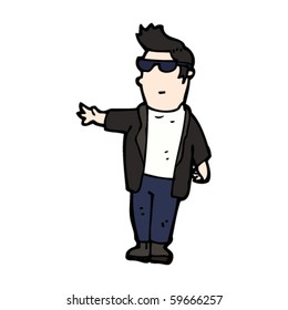 cool guy cartoon