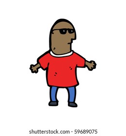 cool guy cartoon