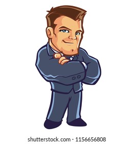 Cool Guy Design Vector
