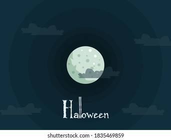 cool halooween horror theme illustration