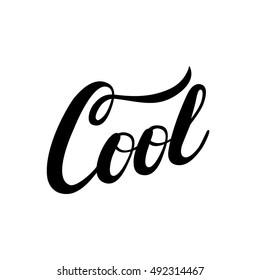 Cool Hand Written Calligraphy Lettering Modern Stock Vector (Royalty ...