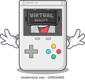 cool handheld game Scroll character using Virtual reality headset