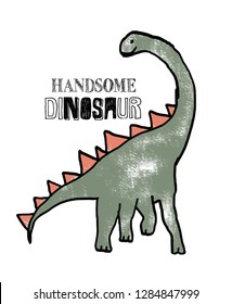 cool handsome dinosaur 